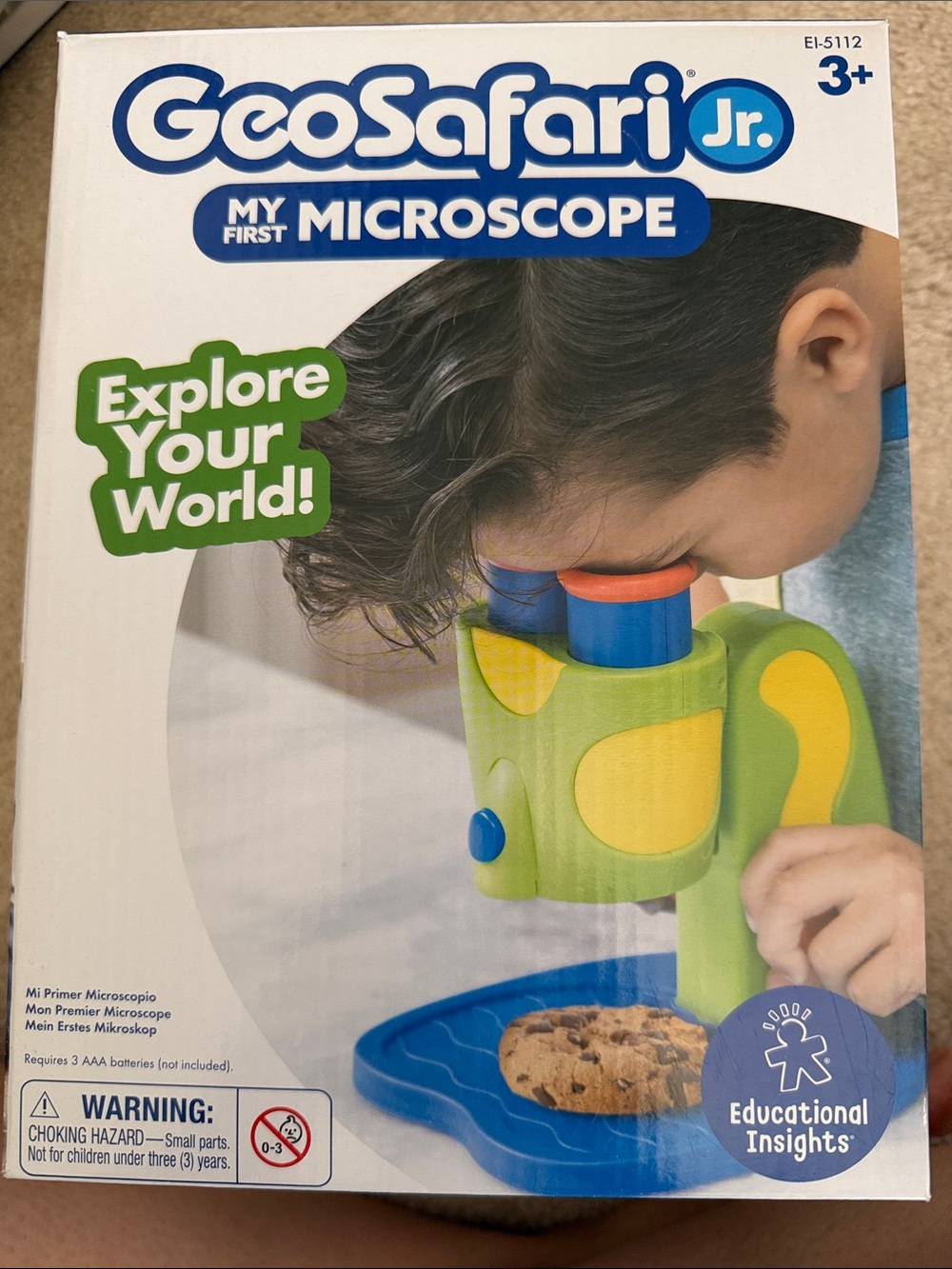 My First Microscope – Green and Yellow Kids Science Toy